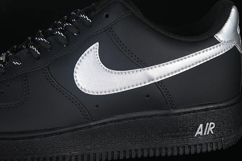 All Categories Nk Air Force 1 Air Force Series Nk Air Force 1 Low Air Force Low Nike Air Force 1'07 Low Black Silver Warrior Air Force One Low Casual Shoes ZH0316-125